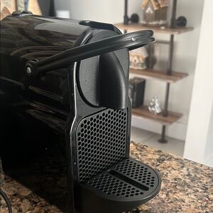 Sleek Black Coffee Machine nespresso